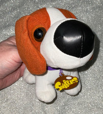 "Collar de peluche original Snubbies Big Head Beagle perro cachorro 8"" Barney"