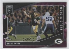 2022 Panini Donruss Elite Field Vision Purple 62/75 Brett Favre #FV7 HOF qf8
