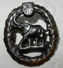 WW2 SOUTH AFRICA NATIVE MILITARY CORPS NEAS CAP BADGE WORLD WAR II