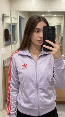 Adidas Originals Trainingsjacke Lila/Lavendel Gr. 40   Top Zustand