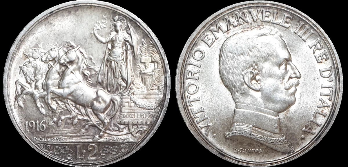Silver 1916 Year Italian Coins (1861-Now) for sale | eBay