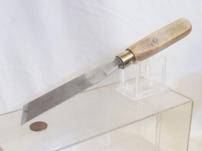 Ashley Iles Wood Carving Tool Double-Edge Skew Chisel 3/4'' Cut 10'' Long