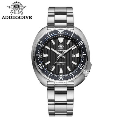 ADDIESDIVE AD2507 200M Diving Watch Sapphire Crystal BGW9 Luminous Ceramic Bezel