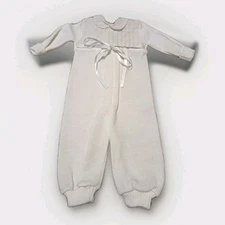 Mothercare White Knit Bodysuit 6mth 70cm Made In Great Britain NWOT