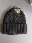 Winter Essentials Heat Locks In Heat Insulated Textured Knit Cuff Hat Black — photo 1