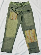 Size 28 Free People We The Free Moxie C-Moss Green Low-Slung Barrel Jeans