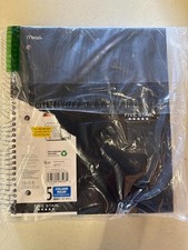 Five Star 5-Subject Spiral Notebook College Ruled 8.5x11 Black 200 Sheets