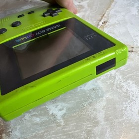 Nintendo Game Boy Color Kiwi Lime Green Handheld Console System Tested & Working