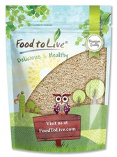 Hulled Sesame Seeds - Kosher, Raw, Vegan - by Food To Live