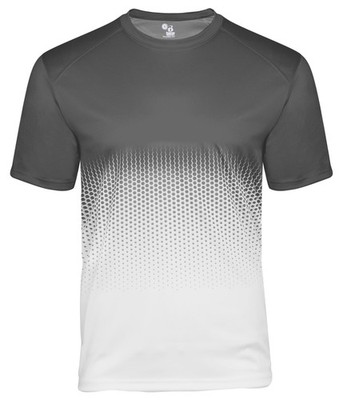 Badger 422000 Mens Short Sleeve Performance Athletic Hex 2.0