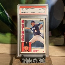 1984 Topps Tiffany #470 Nolan Ryan PSA 8 HOF glossy edition