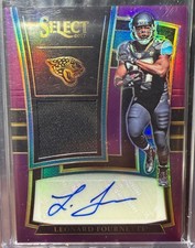 2017 Panini Select - Rookie Signature Memorabilia Leonard Fournette #RM-LF