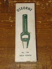 C.S. Osborne Arch Punch 149 - 9/16" Leather Vinyl Rubber Round Hole Punch