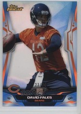 2014 Topps Finest Blue Refractor 23/99 David Fales #120 1s8