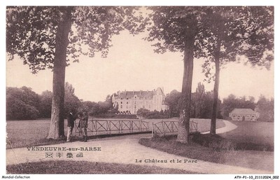 ATYP1-0002-10 - VENDEUVRE-SUR-BARSE - Le chateau et le parc