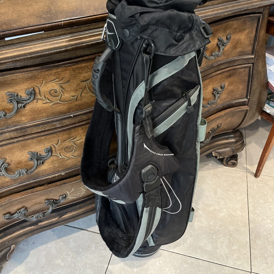 Bolsa de transporte con soporte de golf Nike negra aire envío rápido con cubierta para lluvia Foto 2 de 4
