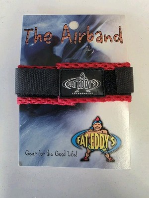 New Old Stock Fat Eddy's Threadwear The Airband Wristwatch Red Strap RARE 