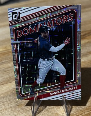 Xander Bogaerts 2022 Donruss ELITE SERIES Insert VECTOR Parallel Boston Red Sox 