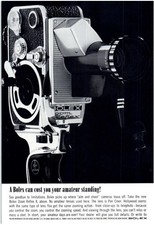 Bolex Zoom Reflex 8mm Video Camera Magazine Ad Print Design Advertising