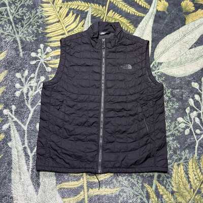#ad Mens Medium Black The North Face Thermoball Nano Puffer Vest Gorpcore Hiking Y2K $59.99