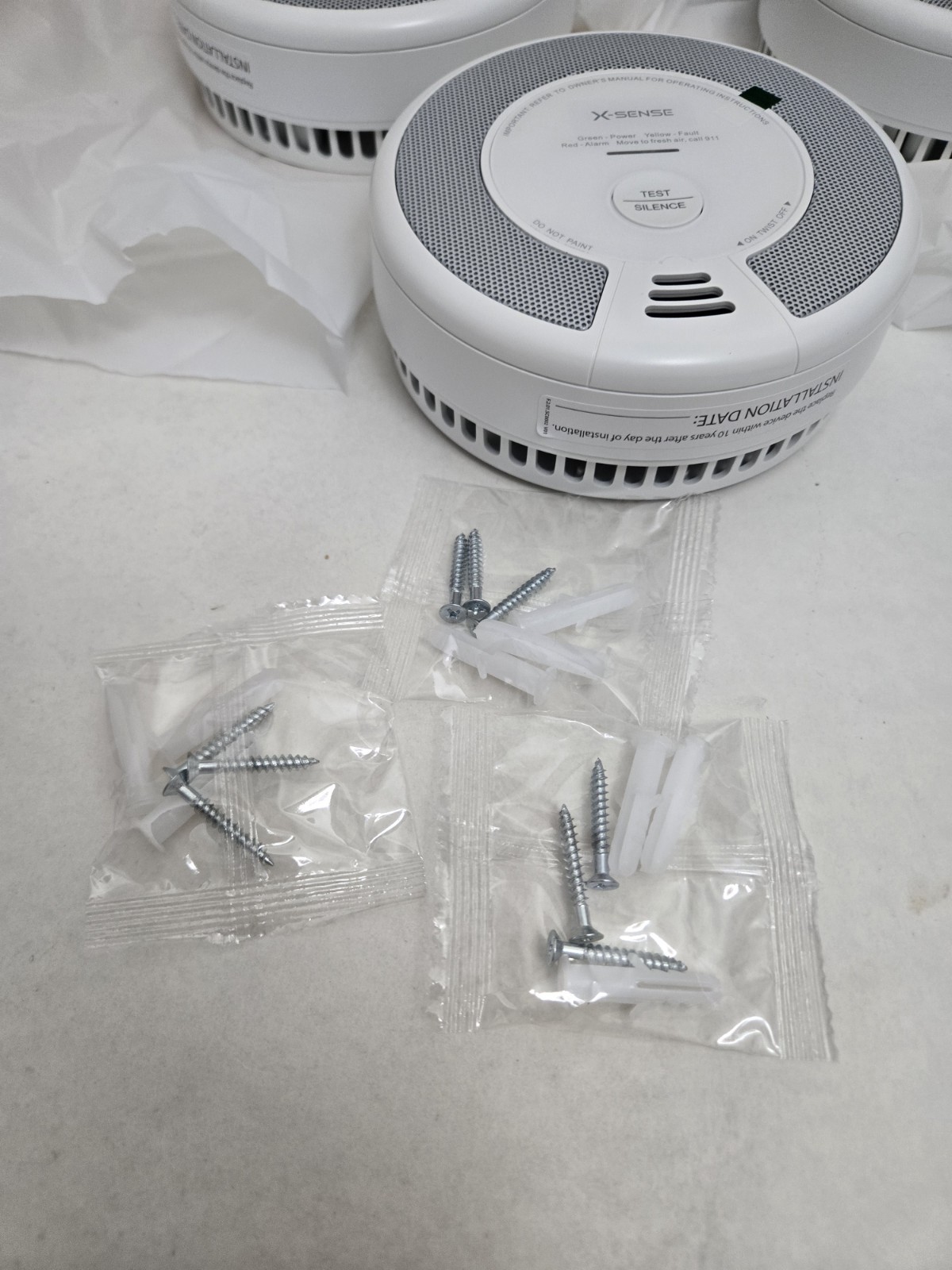 X-Sense Combination Smoke & Carbon Monoxide Alarm SC06 3-Pack