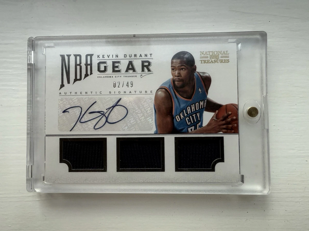 Panini Kevin Durant Basketball Autographed Sports Trading Cards