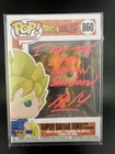 Funko Pop! Vinyl: Dragon Ball GT Super Saiyan 3 Goku #1633 Signed BAS BECKETT
