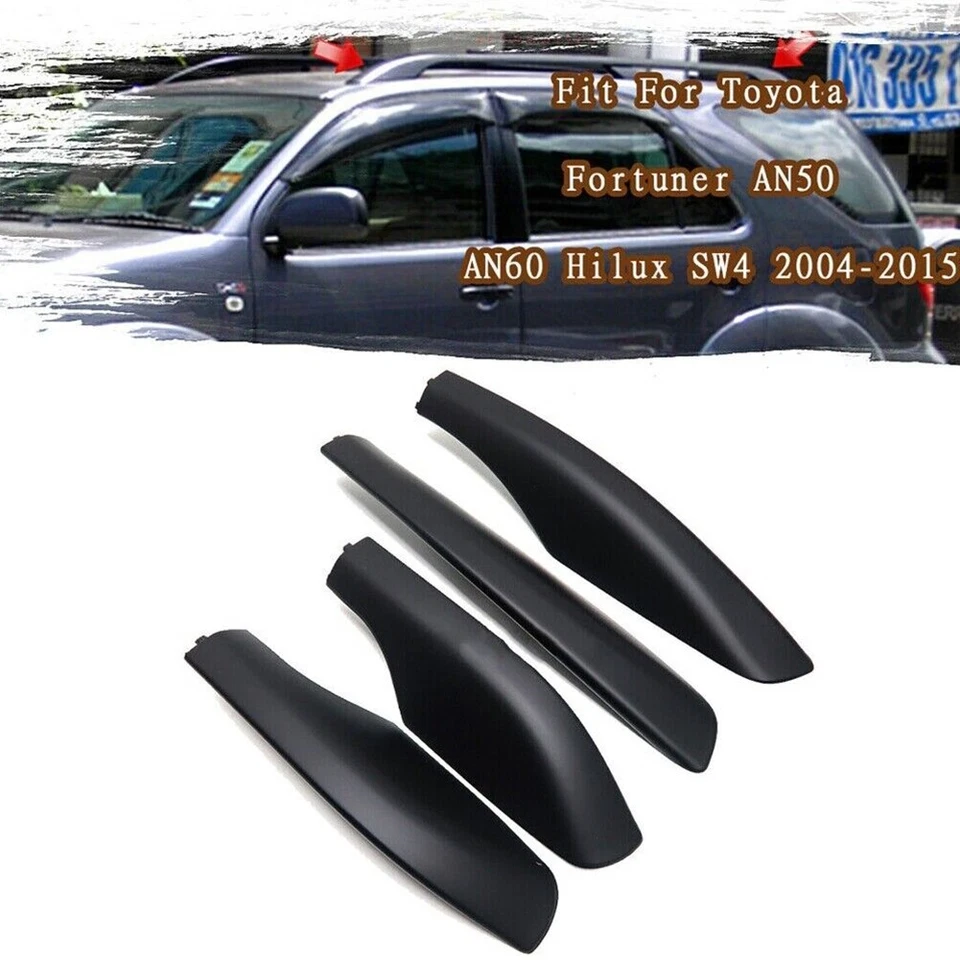 Roof Rack 4pcs/set Comfortable Matte Black For Toyota For Fortuner AN50 - Image 4 of 4