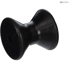 3-Inch Bow Roller 1/2-Inch Shaft Rubber Trailer Winch Boat Stop