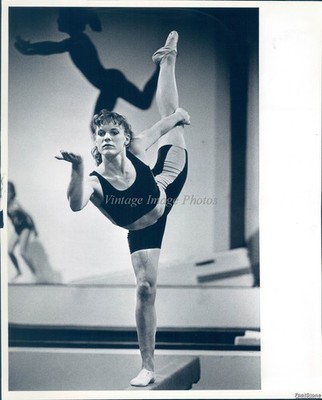1992 Sheree Waltz Balance Beam Everett Gymnast Sports Beauty Vintage Photo 8x10