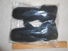 Women's Cable Knit Mittens, Black, New, Sealed Package