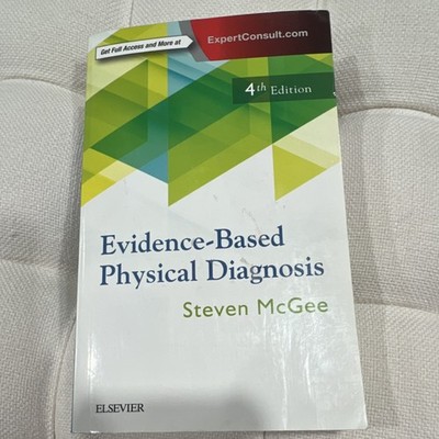 Evidence-Based Physical Diagnosis 4th Ed McGee Elsevier Paperback