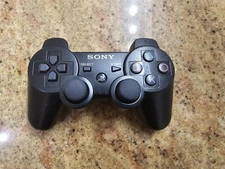 Authentic Sony Playstation 3 PS3 Genuine OEM Dualshock Ps3 Black Controller