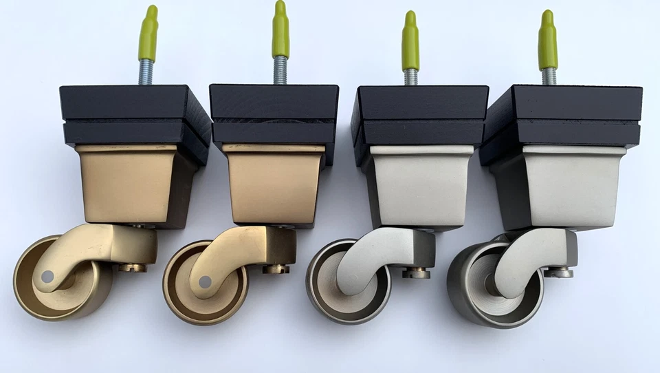 Set of sofa / chair wooden feet / legs. Dark or natural wood, bronze or pewter! - image 2 of 4