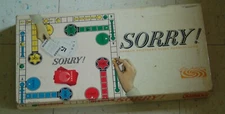 Sorry Parker Bros Board Game Vintage 1964  Complete