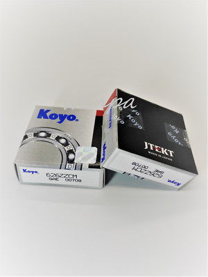1 x 626ZZCM KOYO 2 Shielded Metal Ball Bearing 6 x 19 x 6 mm Z 2Z