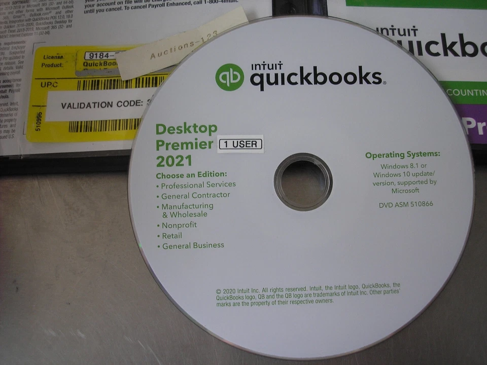 INTUIT QUICKBOOKS DESKTOP PREMIER 2021 FOR WINDOWS PC FULL RETAIL VERSION - Image 2 of 4
