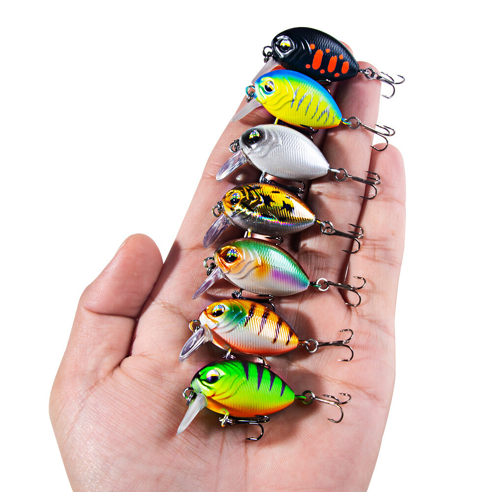 7PCS Wobblers Crankbait Fishing Lure 5.7cm 7g Jerkbait Floating