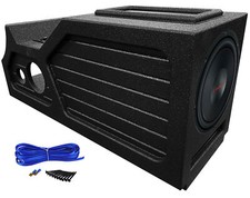 Crunch 12" Subwoofer Center Console Sub Box Enclosure For 2007-13 Chevy/GM