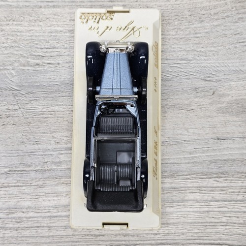 Age d'or Solido Golden No 4154 France Fiat 525N 1929 Blue Metallic 1:43 - Picture 10 of 15