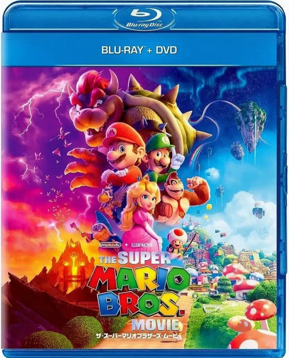 Super Mario Bros O Filme DVD 2023