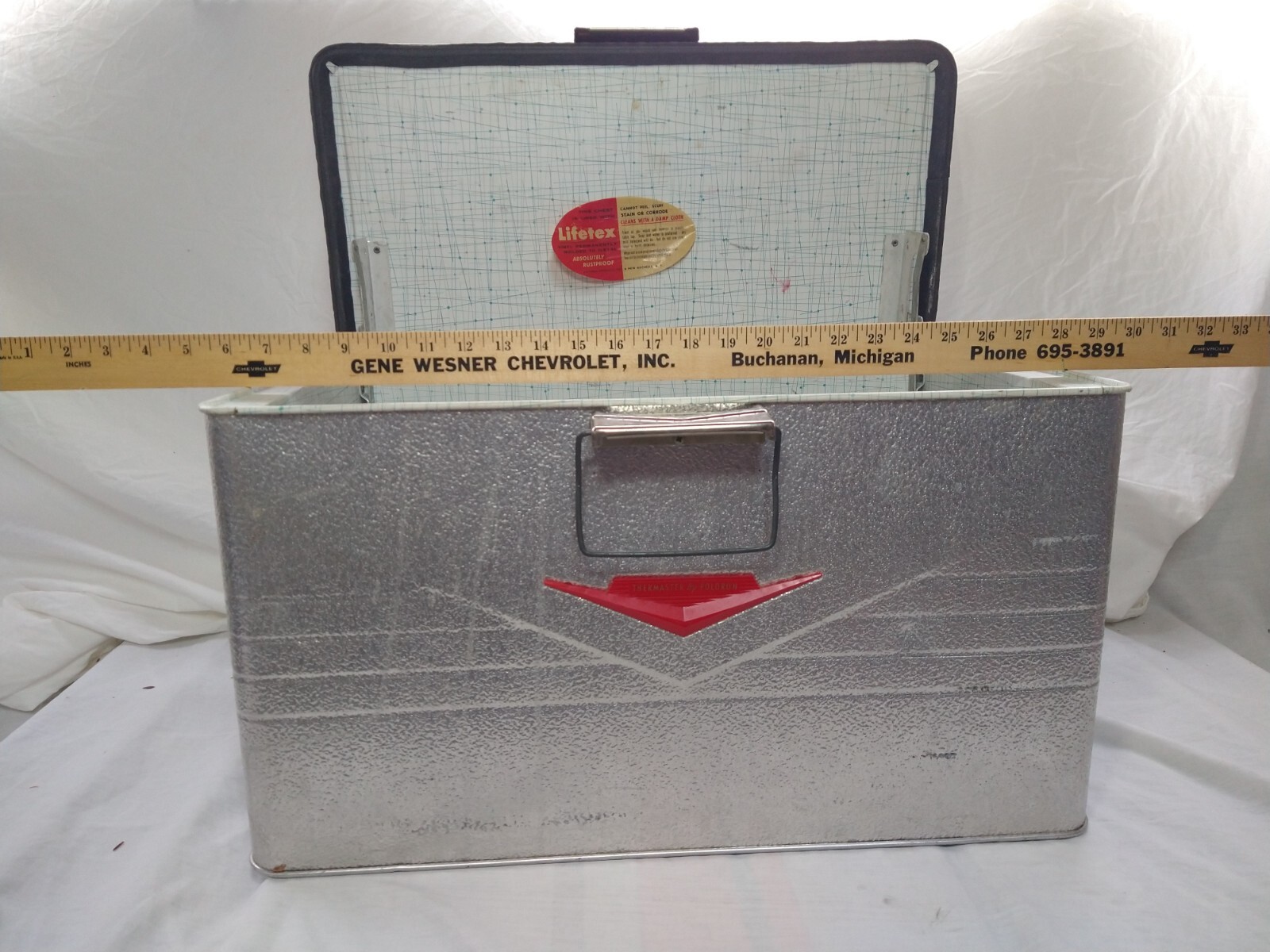 Vintage Metal Ice Chest eBay