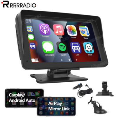 Autoradio Apple Carplay Android Auto Bluetooth FM AUX Tragbarer Desktop Monitor