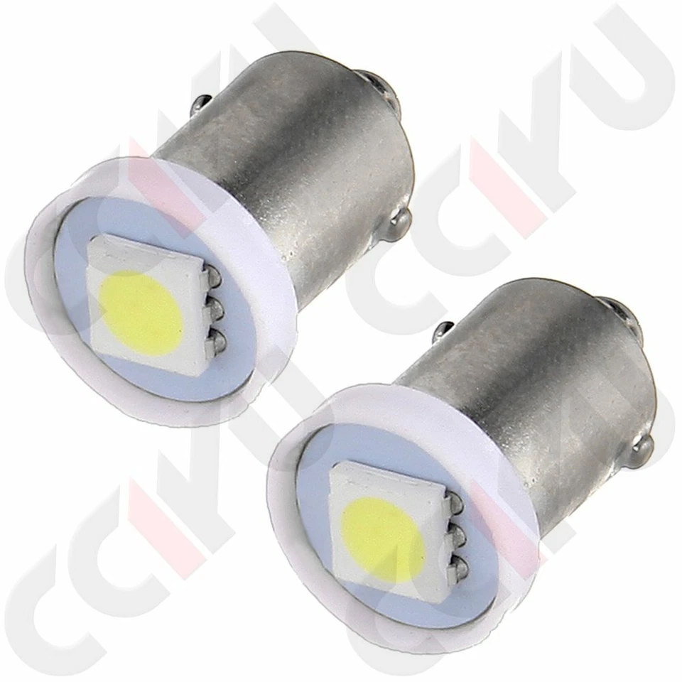 Panel de instrumentos LED 1SMD blanco 10 piezas BA9S 1895 57 bombillas para Ford Foto 3 de 4