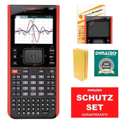 Taschenrechner TI NSP CX II T CAS + Schutztasche + Schutzfolie + Garantie Set