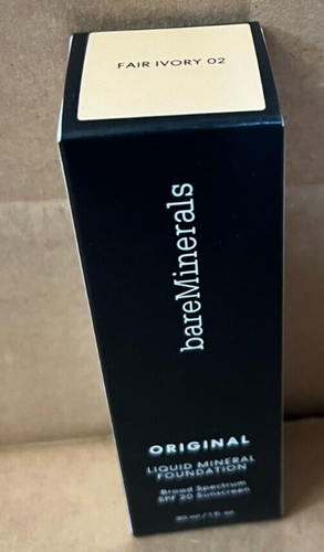BARE MINERALS ORIGINAL LIQUID MINERAL FOUNDATION SPF 20, FAIR IVORY 02 - 第 1/6 張圖片