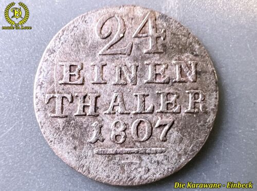 2 x 1/24 Taler Hessen - Kassel 1807 - F - Kurfürst Wilhelm I. 1803-1807 - Bild 3 von 8
