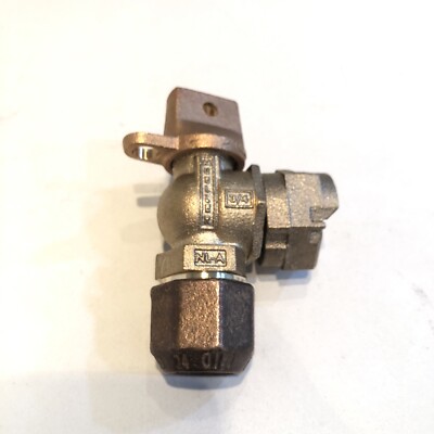 Mueller Angle Meter Ball Valve 3/4 NL-A