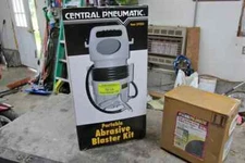 50 LB ABRASIVE BLASTER Portable Sandblasting Gun Hopper Hose Paint Rust Remover