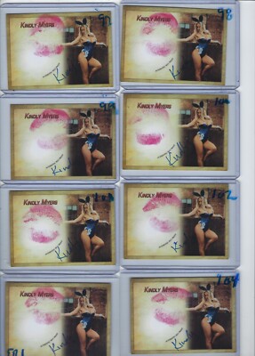 Kindly Myers Actress Model Signed & Kissed Trading Card #101 Collectors Expo